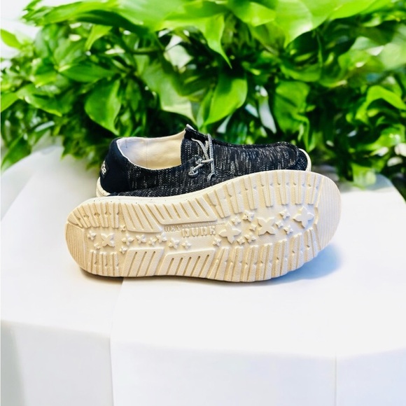 Hey Dude Wendy Sox Navy Blue and White Slip-On Loafers - Picture 9 of 10